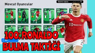 100 RONALDO ÇIKARTMA TAKTİĞİ KANITLI PES2021 RONALDO ÇIKARTMA TAKTİĞİ