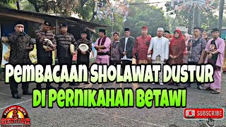 Pembacaan Sholawat Dustur di Pernikahan betawi