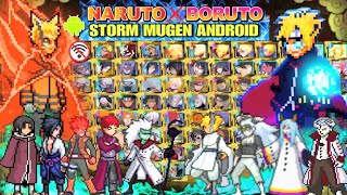 NARUTO X BORUTO STORM MUGEN ANDROID (FULL CHARACTERS) Best Naruto Mugen ANDROID