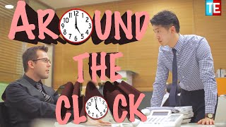 Business English Idioms "Around The Clock" - Tasty English 38