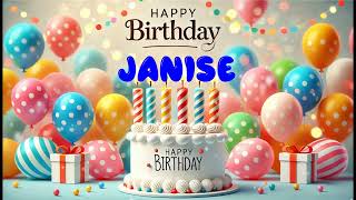 Happy Birthday JANISE   Happy Birthday Song   Birthday Wishes   Birthday Party