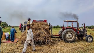 Fiat Tractor New Model on PTO | Wheat Thrasher Harvesting | Thrasher Machine in Punjab