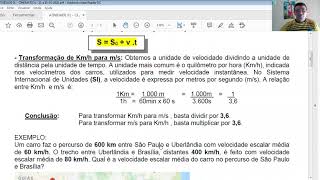 ATIVIDADE 01   CINEMATICA