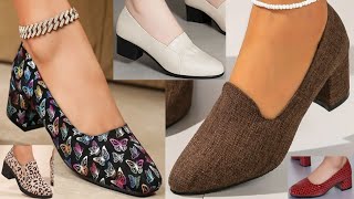 2024 COMFORTABLE AND SIMPLE CASUAL WEAR SHOES DESIGNS FOR WOMEN LATEST OFFICE STYLE SHOES COLLECTION