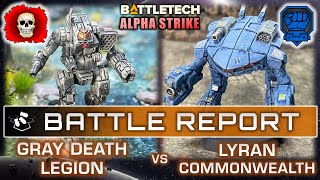 Gray Death Legion vs Lyran Commonwealth | BattleTech Alpha Strike Battle Report | ilClan Era