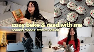 A FESTIVE WEEK 📖❄️ christmas cookies, banana bread, reading 100 pages per day (spoiler free)