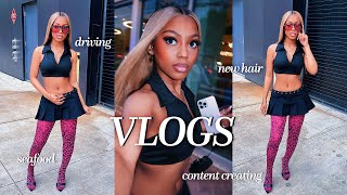 VLOGS: DAY IN THE LIFE OF A CONTENT CREATOR! | sponsorships, life update, driving, food, & more!