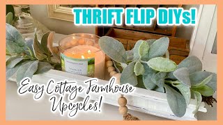 THRIFT FLIP DIY HOME DECOR PROJECTS! COTTAGE FARMHOUSE THRIFT Trash to Treasures!