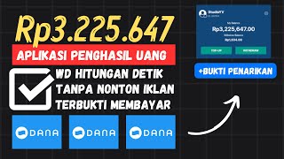 Belum Viral💸 Aplikasi Penghasil Uang Saldo Dana Tercepat 2024 Terbukti Membayar | Apk Penghasil Dana