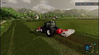 Finishing sowing soybeans/mowing/collecting grass/spreading lime |Galgenberg 2.0 (food +) |Fs22 |Ps4