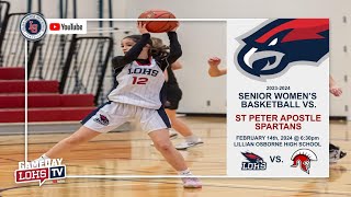 Lillian Osborne vs St Peter Apostle Sr Women’s Basketball