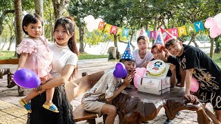 Kids Go To School | Birthday Of Chuns Brothers & Sisters Celebrate A Birthday In An Amusement Park