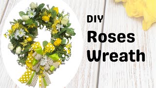 Rose Wreath | Mother's Day Wreath | Spring Wreath | Summer Wreath