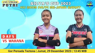 🔴LIVE SILVA'S CUP 2023, KU 2009 PA/PI SE-JABAR (PI) - DAFS 🆚️ WAHANA