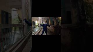 Parkour vs Michael Myers || Halloween Ends ( pov horror movie ) #parkour #shorts #horrorstories