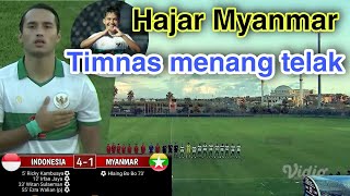 🔴Hajar Myanmar !! Timnas Indonesia Hancurkan Myanmar dengan kemenangan telak