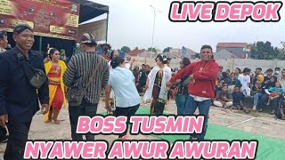 Boss Tusmin Nyawer Awur Awuran Ebeg Tri Manunggal Sari Live Depok