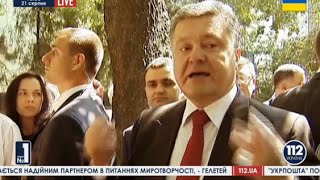 Порошенко в Николаеве встретился с военными 79-ой бригады