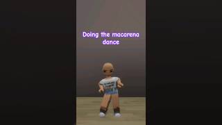 doing the macarena dance #roblox #funny #trending #brookhaven