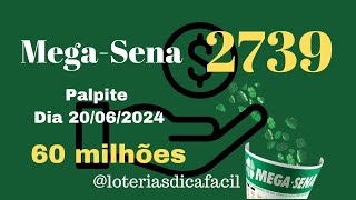 Mega Sena Acumulada: R$ 60 Milhões - Invista no seu Futuro e na Ferrari! Mega concurso 2739 🔥