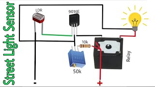 How To Make Auto Turn On And Off Light Sensor With LDR