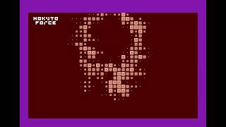 Atari 800 PAL Version of the C64 1kb Intro "Plazmoid" by Hokuto Force