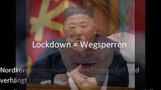 Nordkorea meldet allerersten Corona-Fall und verhängt sofort Lockdown. Lauterbach träumt wohl davon🥳