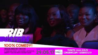 Winch pressing big men part 2...LOL!!! BUCHI LIVE @ Rib Busters The Comedy Show @Buchiojieh