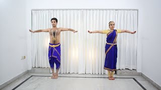 Chatushra Alarippu - Bharatanatyam - Dusshera 2022 | Khyati and Kshiteissh | Brother and Sister