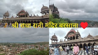 श्री राधा रानी मंदिर बरसाना 😍 || #barsana #mathura #travel #vlog