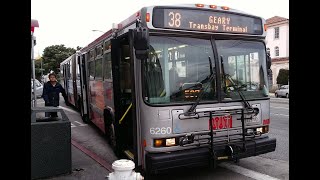 12/15/15 SF Muni 2001 Neoplan AN460 6260 Audio Recording (Final Days)