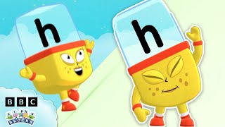 Healthy Alphablock H! 🏃‍♂️🏃‍♀️ | Letter of the Week | Learn to Spell | @officialalphablocks