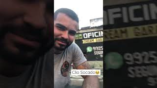 Renault Clio socado na Fixa