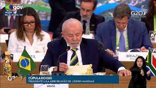 🔴 Presidente Lula no lançamento da Aliança Global contra a Fome e a Pobreza