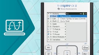 Write, Store and Run Your First Python Program Using TI-Nspire CX II Technology