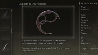 Elden Ring: Shadow of The Erdtree | Localización "Chakram De Letra Herrérica" | Guía Arma - DLC