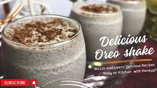 Oreo Milkshake Recipe || How to make delicious Oreo Milkshake || Oreo Shake