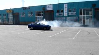 BMW e39 540i Burnout