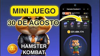 Mini juego 30 de agosto Hamster Kombat #hamsterkombat #games #crypto #fyp #parati #minigames