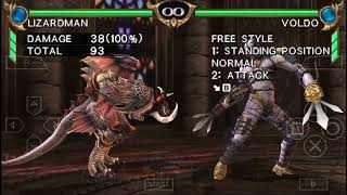 LIZARDMAN combo guide Soul Calibur - Broken Destiny