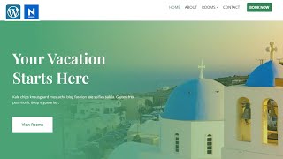 How to Create Vacation Rental Website In WordPress Using Neve