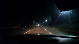 Driving from Ramnicu Sarat to Buzau | Dashcam Romania | Night-time