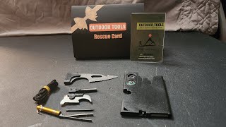 SUBSCRIBERS REVIEW - THE OUTDOOR TOOLS RESCUE CARD.