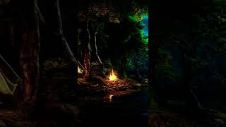 Cozy Night Forest Ambience🍂 Relaxing Piano Music for Meditation and Stress Relief#sleepmusic#nature