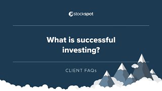 What makes a successful investor?