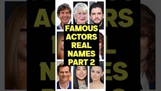 Famous Actors Real Names - Part 2 #movies #actor #star #cinema #tomcruise