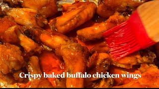 How to make crispy baked chicken buffalo wings | delicious and juicy wings