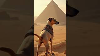 The Egyptian Dog’s Epic Climb Up the Pyramid! #didyouknow #facts #fyp