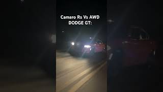 CAMARO RS V6 vs AWD DODGE CHARGER GT 🔥 Officialjontae on all PLATFORMS | #camaro #dodge #fyp #race