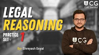 Legal Reasoning Discussion | Practice Set-1 | By - Shreyash Goyal